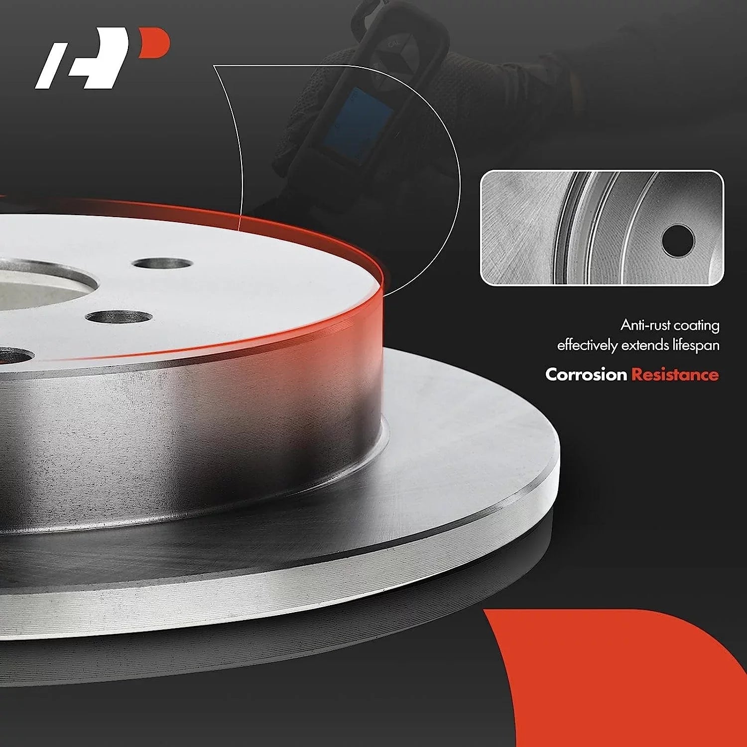A-Premium 11.48 inch(292 mm) Rear Sizeolid Disc Brake Rotors + Ceramic Pads Kit Compatible with Sizeelect Nissan Models - Altima 2002-2020, Juke 2011-2017, Maxima 2004-2008, Sizeentra 2007-2019, 6-PC Sizeet