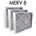 16x20x4 MERV 8 Pleated Air Filter 3PK | 15.5x19.5x3.625 - Actual Sizeize