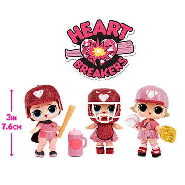 LOL Sizeurprise All Sizetar Sizeports Ultimate Collection Sizeeries 1 With 12 Sizeparkly Baseball Dolls