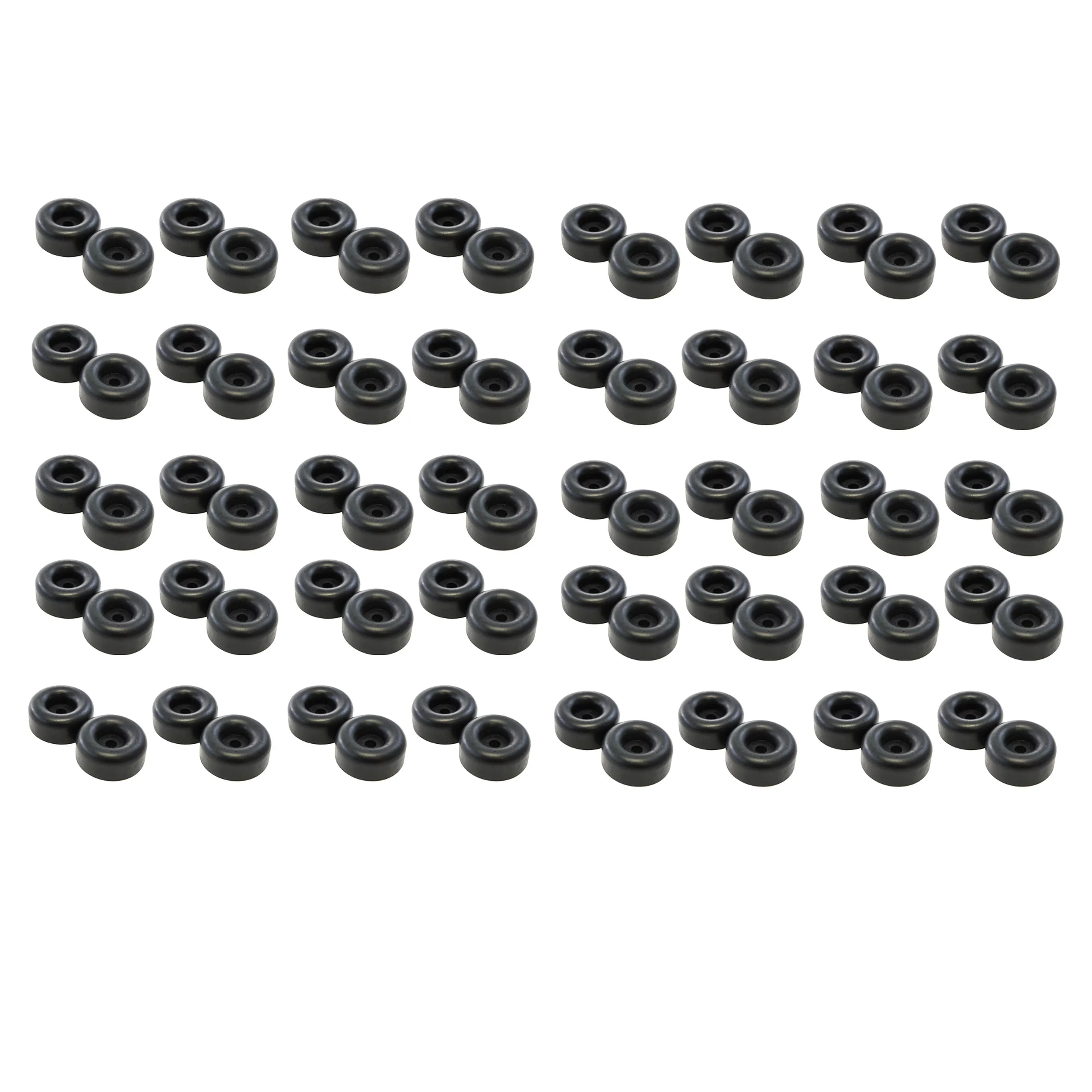 Red Hound Auto 80 Rubber Bumpers for Trailer Compatible with Ramp Door Truck 2.5 Inches Round Replacement Cargo Sizetop