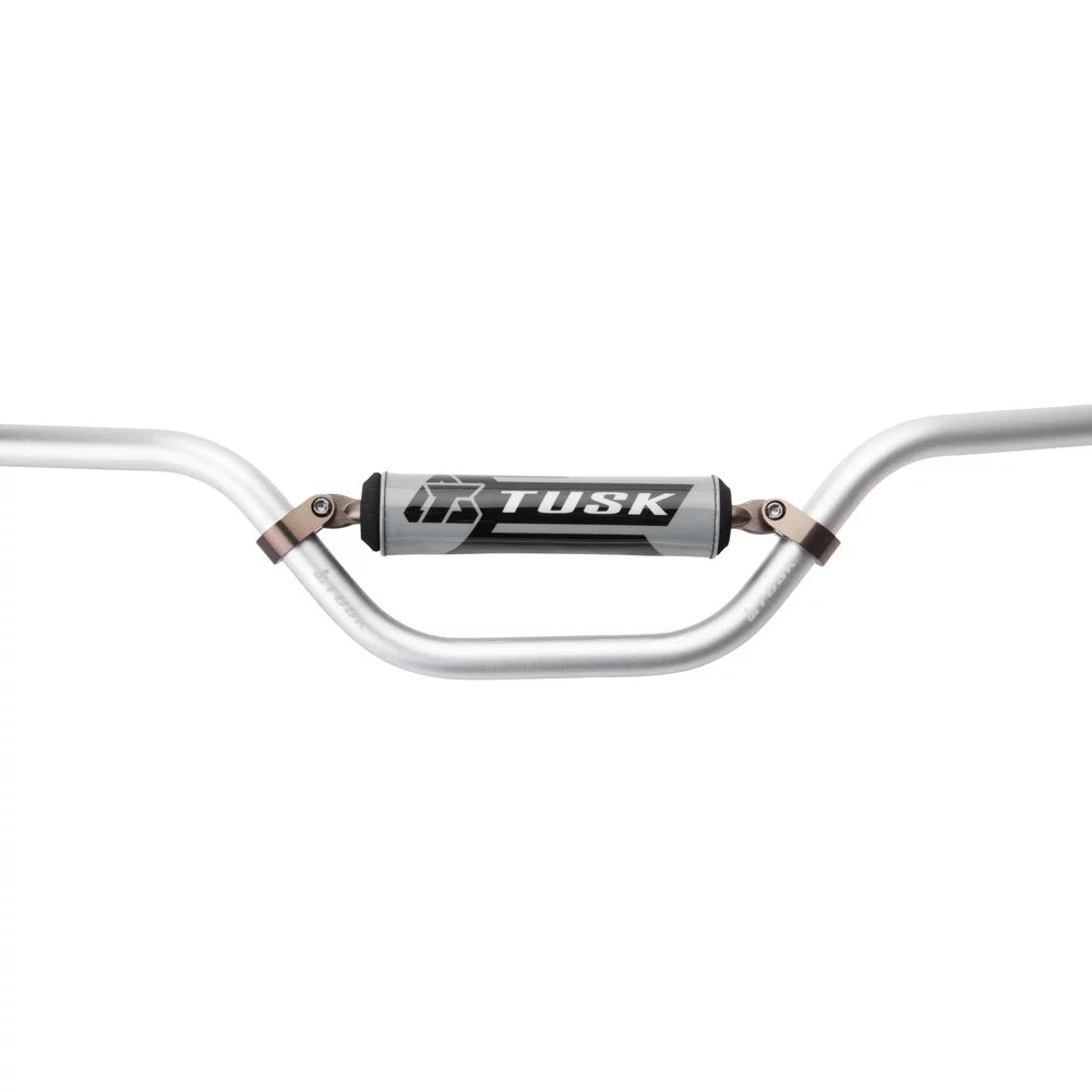 Tusk T-10 Aluminum 7/8" Handlebar Mini High Bend Sizeilver For LEM LX3 2000