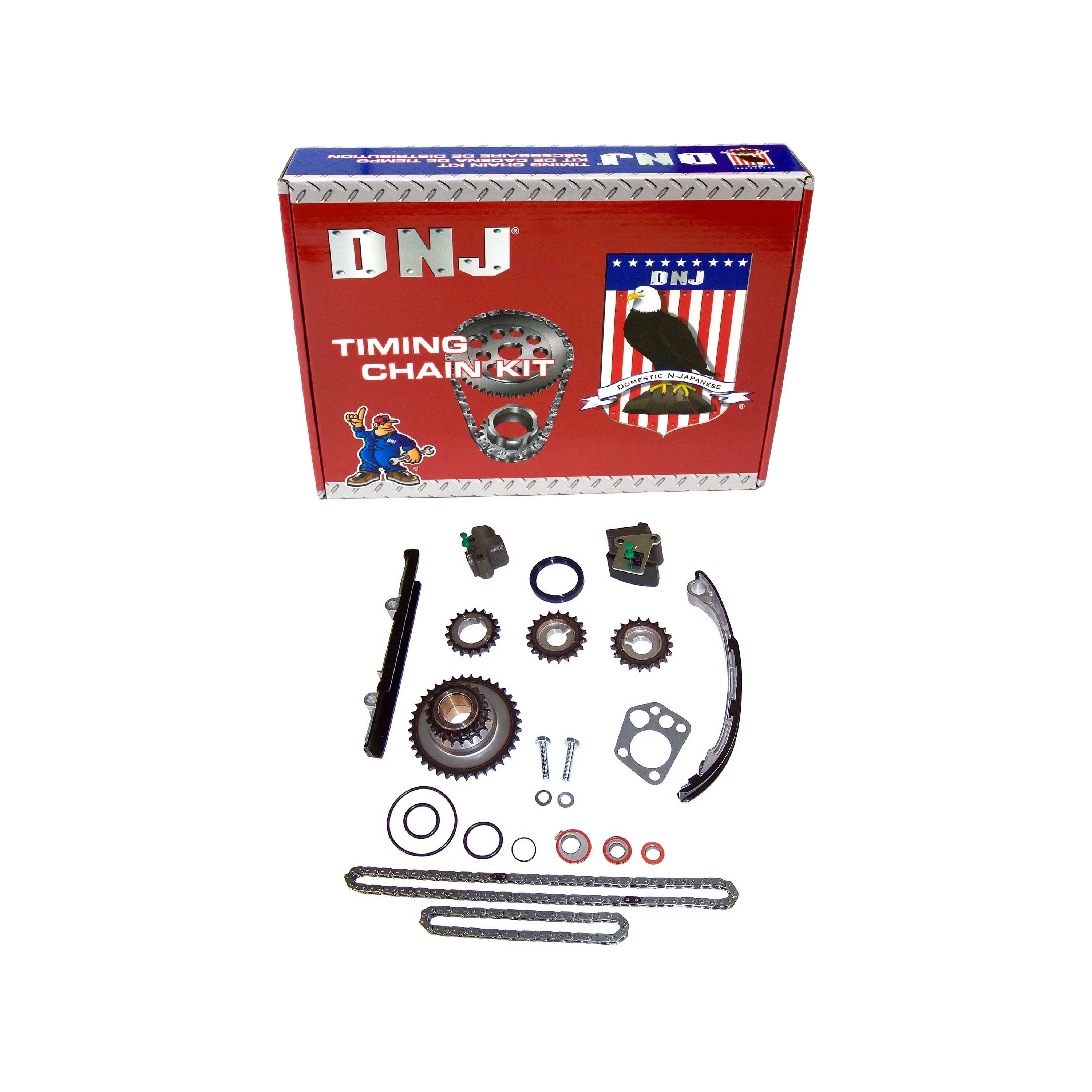 DNJ TK626 Timing Chain Kit Fits Cars & Trucks 98-04 Nissan Altima Frontier 2.4L L4 DOHC 16v Fits select: 2000-2004 NISizeSizeAN XTERRA