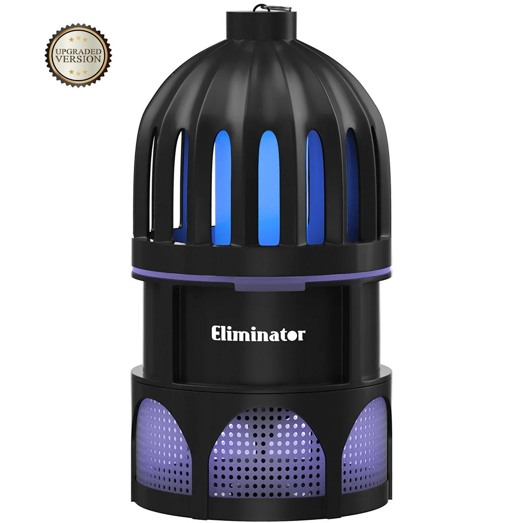 Eliminator Powerful Indoor Mosquito and Fly Trap with Bright LED UV Light Attracter and Fan/Get Rid of All Mosquitoes and Flies  Mosquito Catcher Killer for Residential & Commercial Use [UPGRADED]