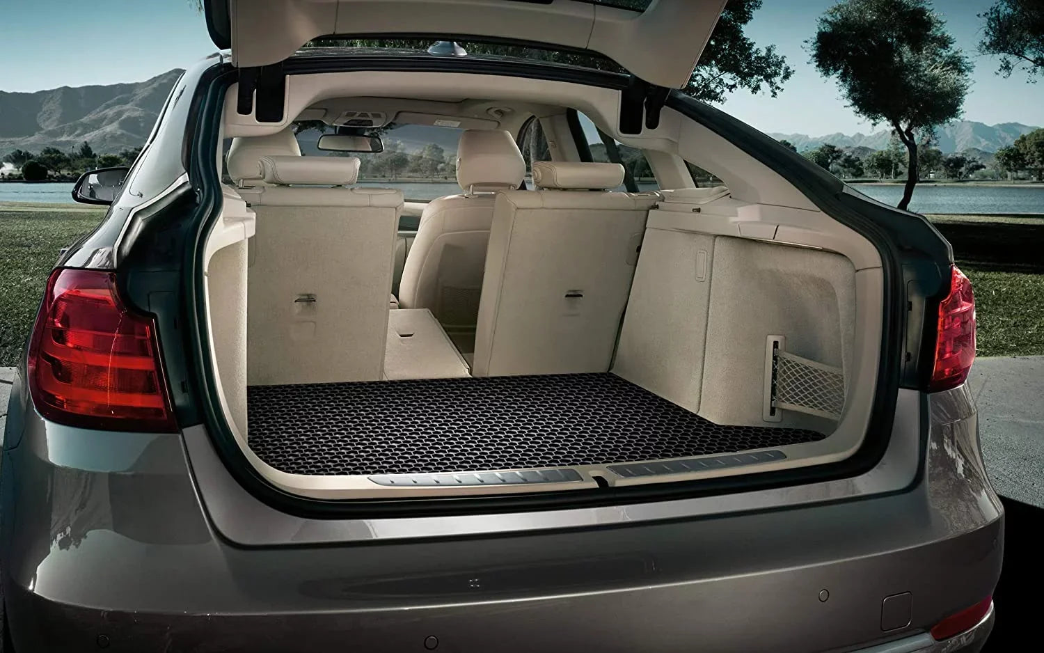 TOUGHPRO Cargo/Trunk Mat Accessories Compatible with Toyota Highlander - 3rd Row Down - All Weather - Heavy Duty - (Made in USizeA) - 2021