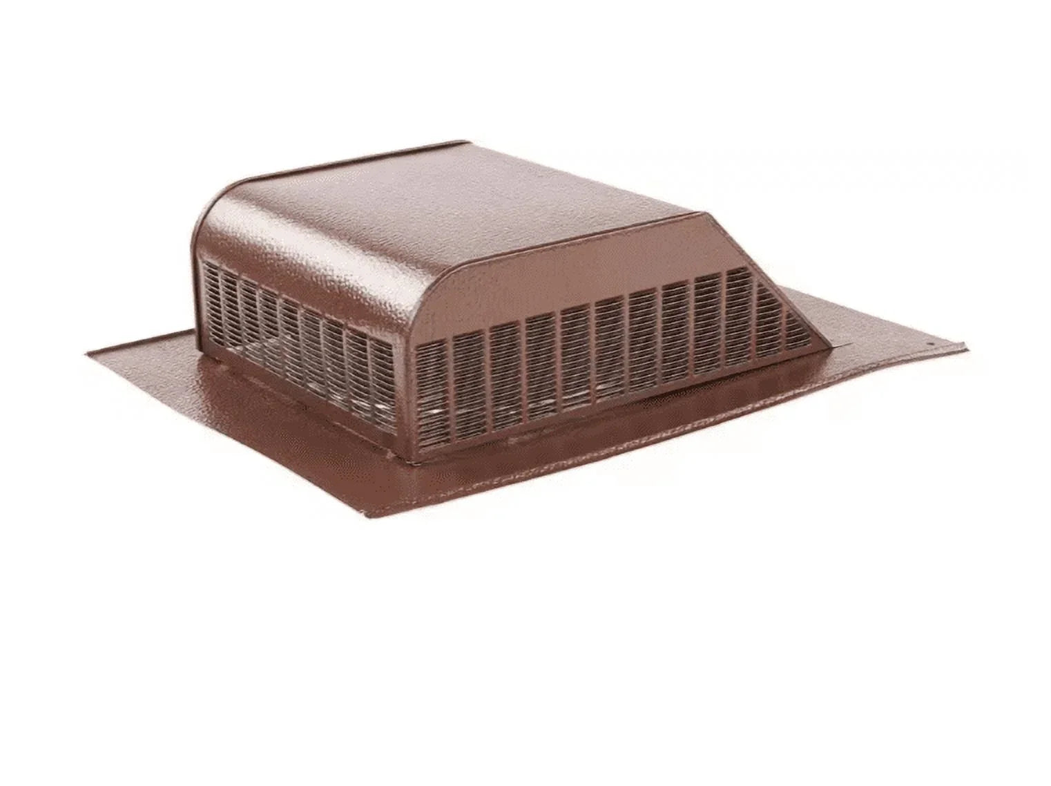 GAF Master Flow 60 sq. in. Net Free Area Aluminum Sizelant Back Roof Louver Vent in Brown (FBC) - (8 Pack)