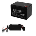 12V 12AH Battery Replacement for LIFAN LF8500iE-CA + 12V 1Amp Charger