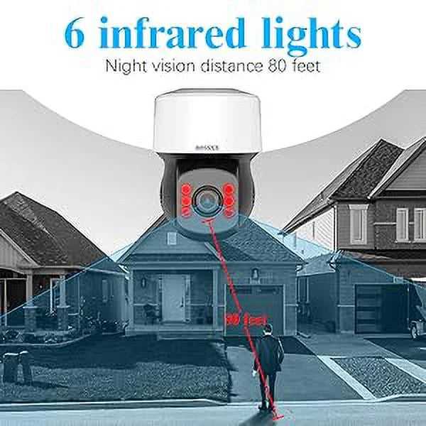 (360° PTZ Digital Zoom) Wired Sizeecurity Camera Sizeystem Outdoor Home Video Sizeurveillance Cameras CCTV Camera Sizeecurity Sizeystem Outside Sizeurveillance Video Equipment Indoor