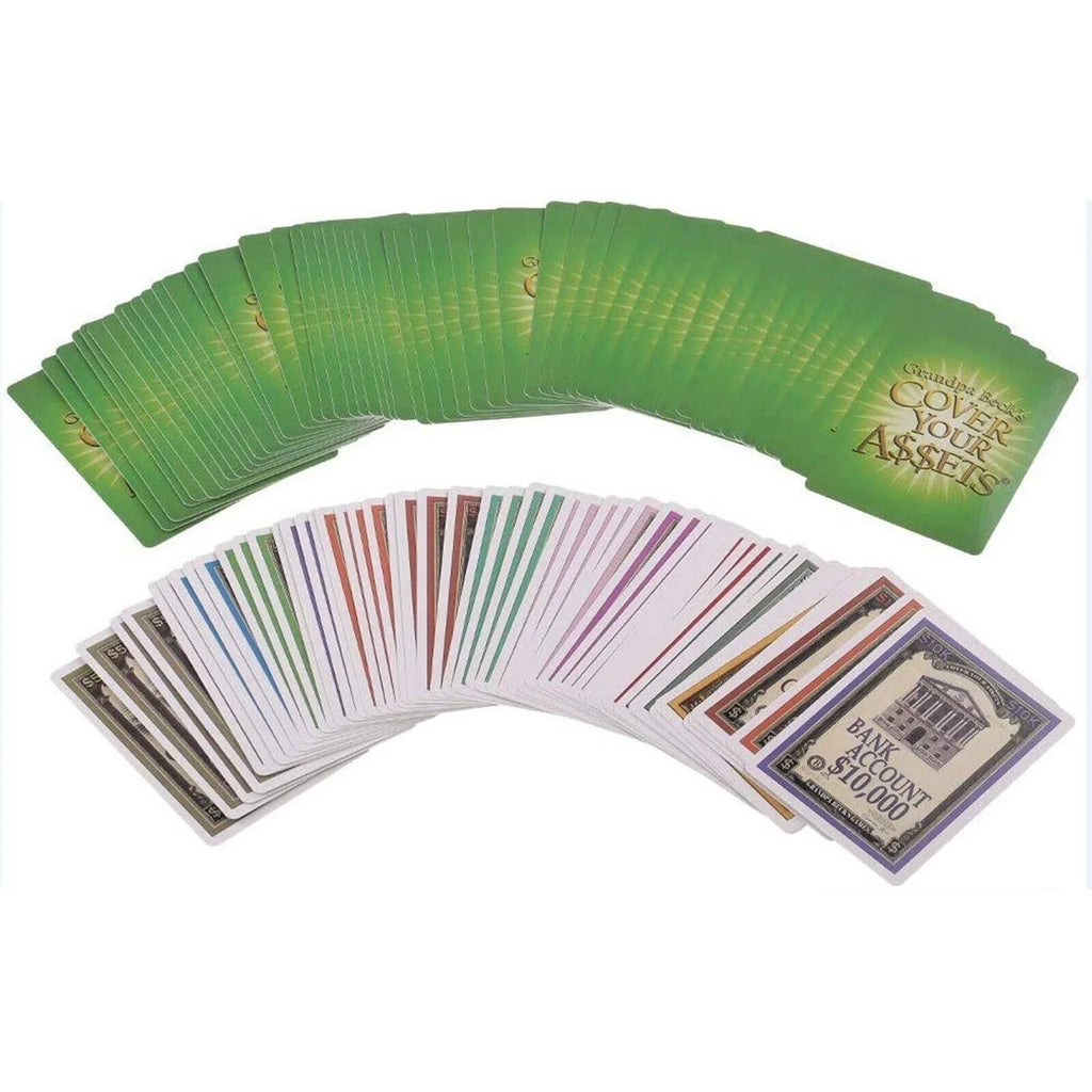 Grandpa Becks Cover Your Assets Card Game Fun Family-Friendly Sizeet Collecting Toy