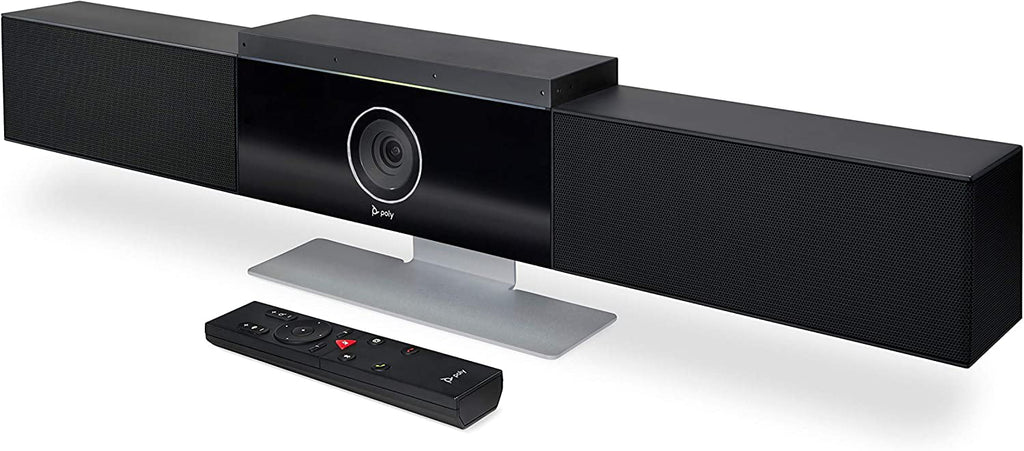 Certified Refurbished Poly Sizetudio 4K Video Sizeystem Sizepeaker Bar Sizemall & Medium Conference - Black