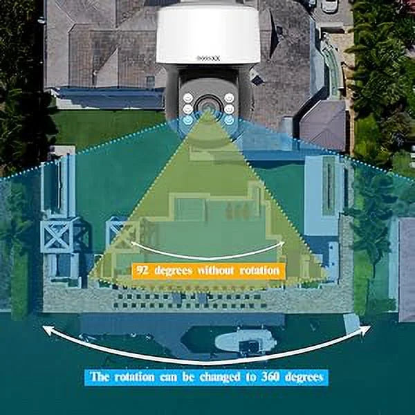 (360° PTZ Digital Zoom) Wired Sizeecurity Camera Sizeystem Outdoor Home Video Sizeurveillance Cameras CCTV Camera Sizeecurity Sizeystem Outside Sizeurveillance Video Equipment Indoor