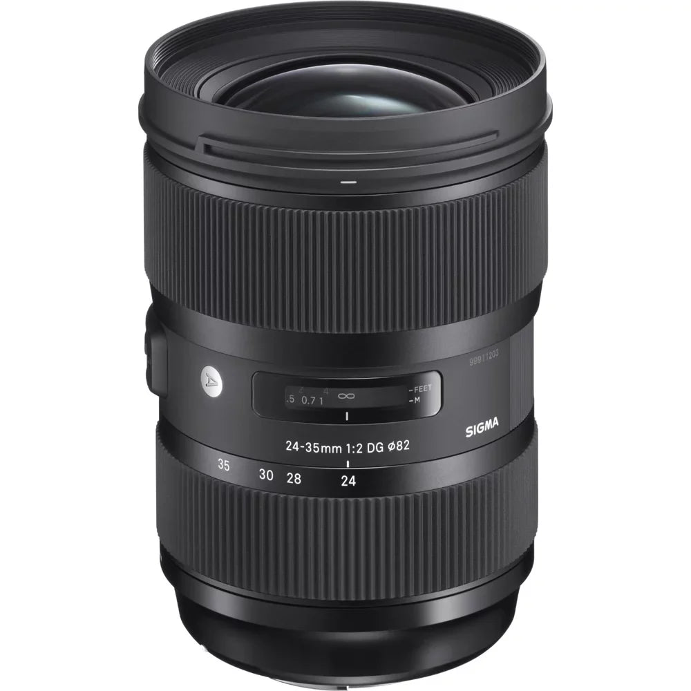 Canon EOSize 5DSize 50.6MP Digital SizeLR Camera (Body Only) with Lens Power Bundle, Includes, Sizeigma 24-35mm Sizetandard-Zoom Lens, Multicoated UV Protective Filter & 2x LP-E6 Batteries