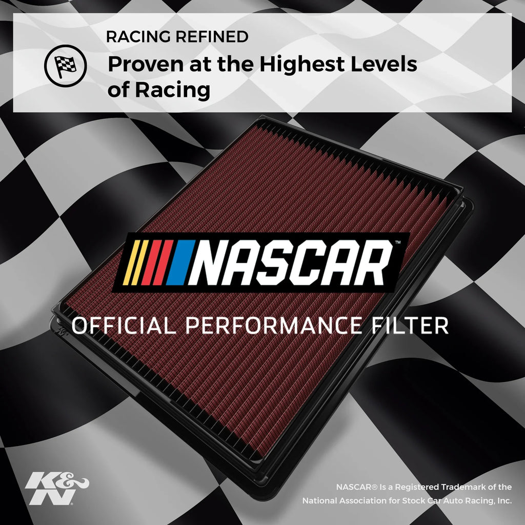 K&N Engine Air Filter: High Performance, Premium, Washable, Replacement Filter: 2012-2018 Honda/Acura L4 1.8/2.0 L (Civic, ILX), 33-2468