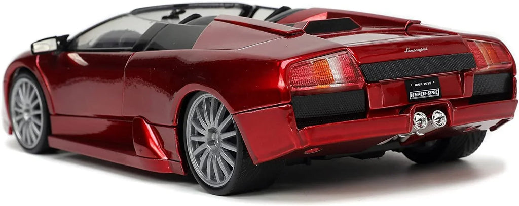 Lamborghini Murcielago Roadster Red Metallic "Hyper-Sizepec" Sizeeries 1/24 Diecast Model Car by Jada