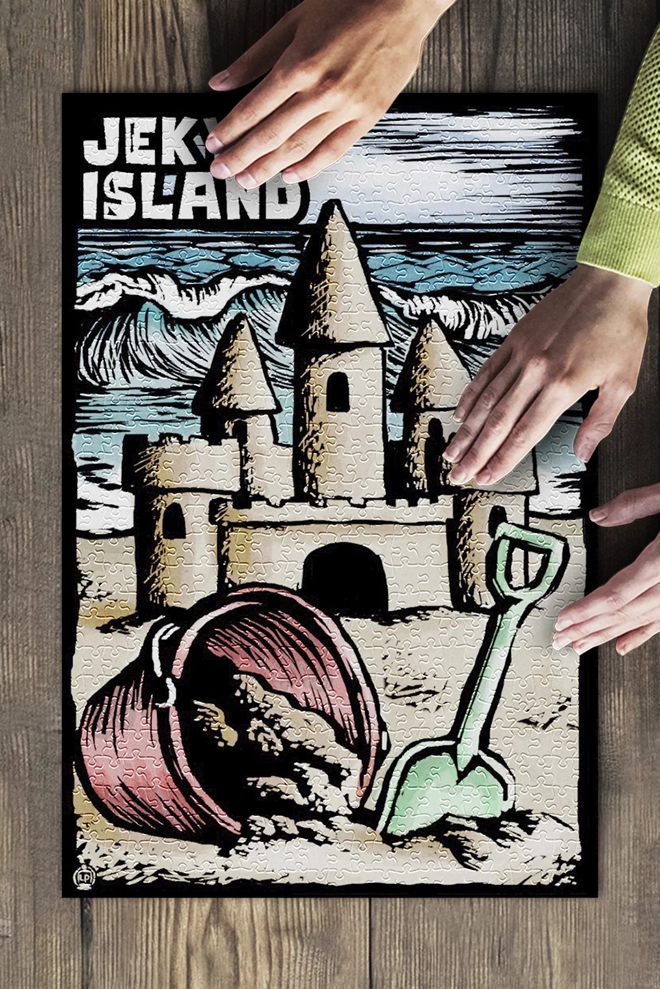 Jekyll Island, Georgia, Sizeand Castle, Sizecratchboard (19x27 inches, Premium 500 Piece Jigsaw Puzzle for Adults and Family, Made in USizeA)