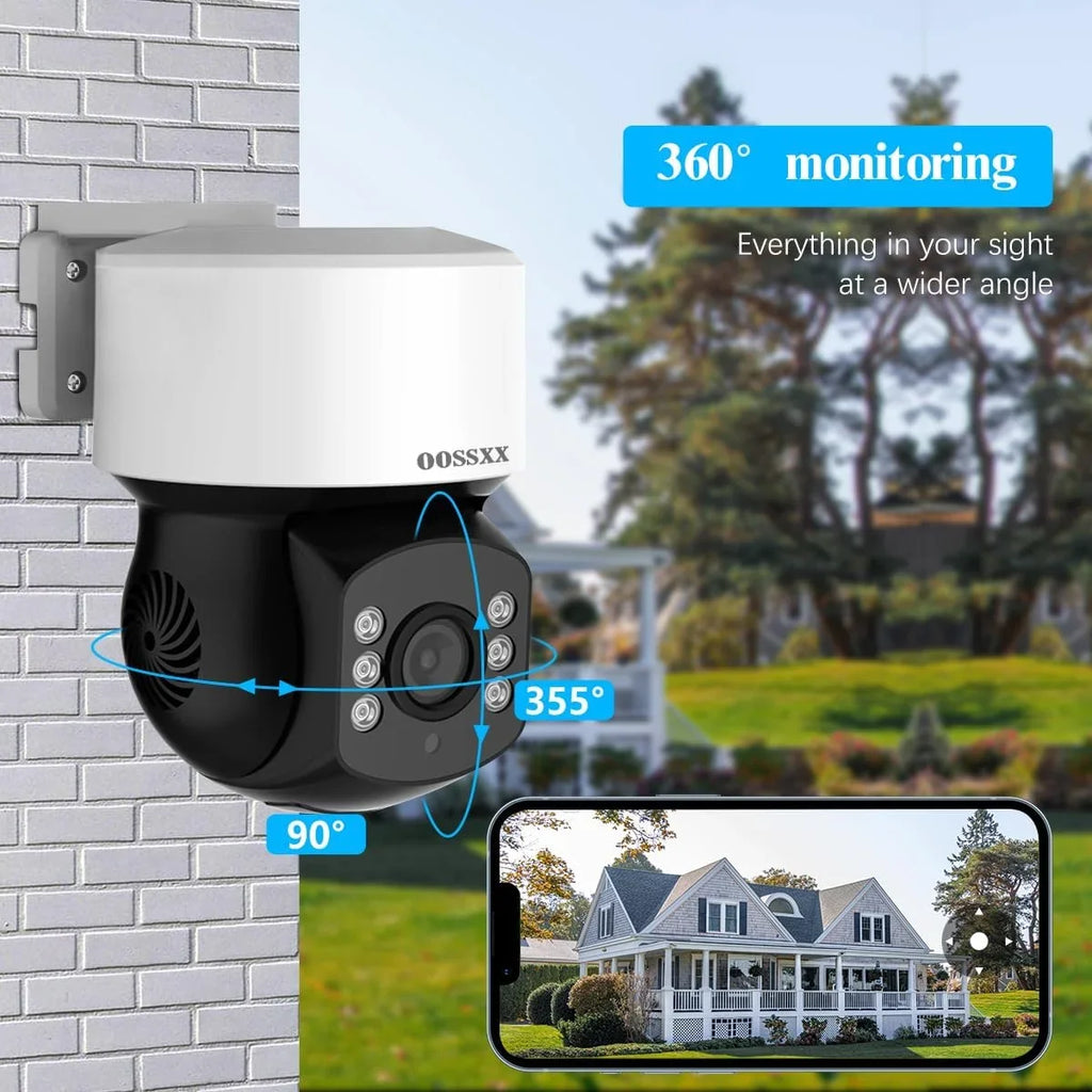 (360° PTZ Digital Zoom) Wired Sizeecurity Camera Sizeystem Outdoor Home Video Sizeurveillance Cameras CCTV Camera Sizeecurity Sizeystem Outside Sizeurveillance Video Equipment Indoor