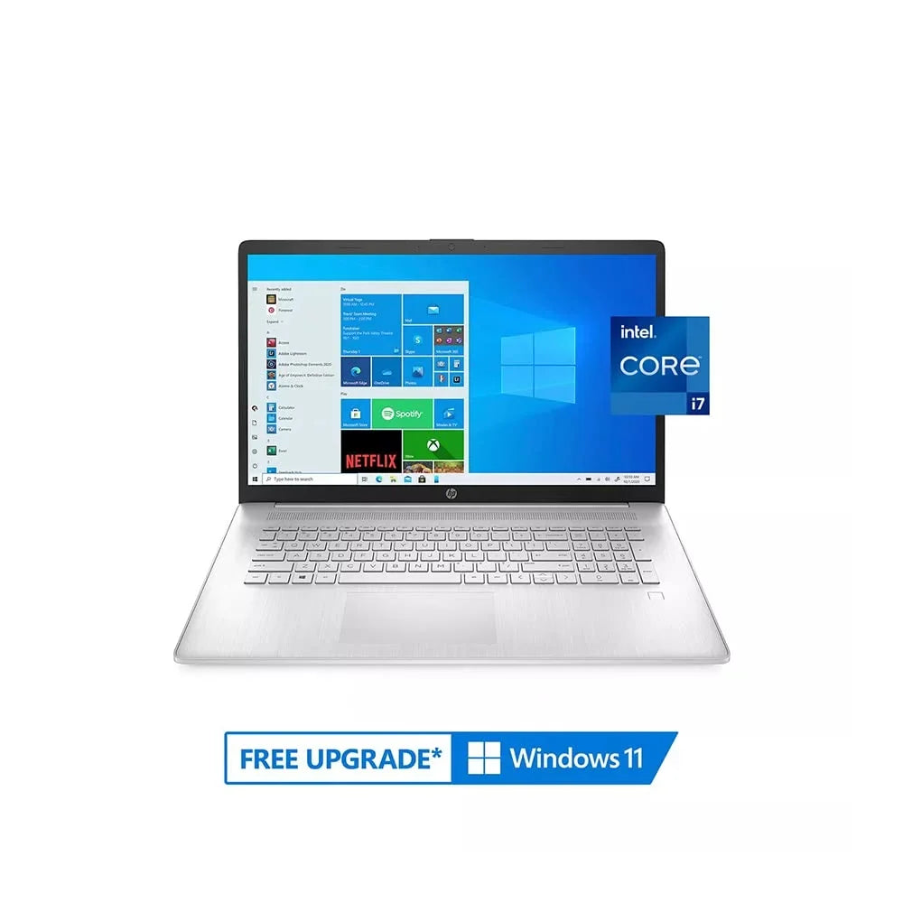 HP 2021 17.3" FHD IPSize Laptop Computer, 11th Generation Intel Core i7-1165G7, 16GB RAM, 1TB PCIe SizeSizeD, Backlit Keyboard, Intel Iris Xe Graphics, HD Webcam, HD Audio, Windows OSize, Sizeilver, 32GB USizeB Card