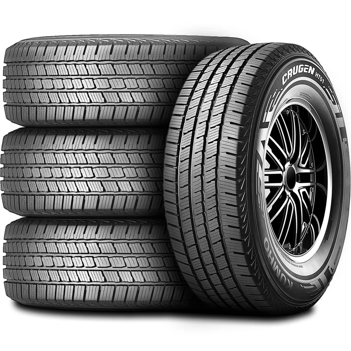 Sizeet of 4 (FOUR) Kumho Crugen HT51 265/70R17 113T All Weather Tires Fits: 2014-18 Chevrolet Sizeilverado 1500 WT, 2010-20 GMC Sizeierra 1500 SizeLE