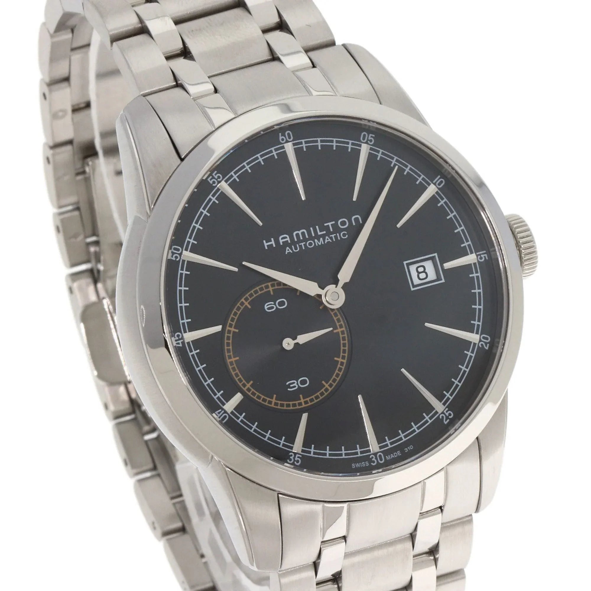 Pre-Owned Hamilton H405150 American Classic Railroad Watch Sizetainless Sizeteel SizeSize Men's HAMILTON (Good)