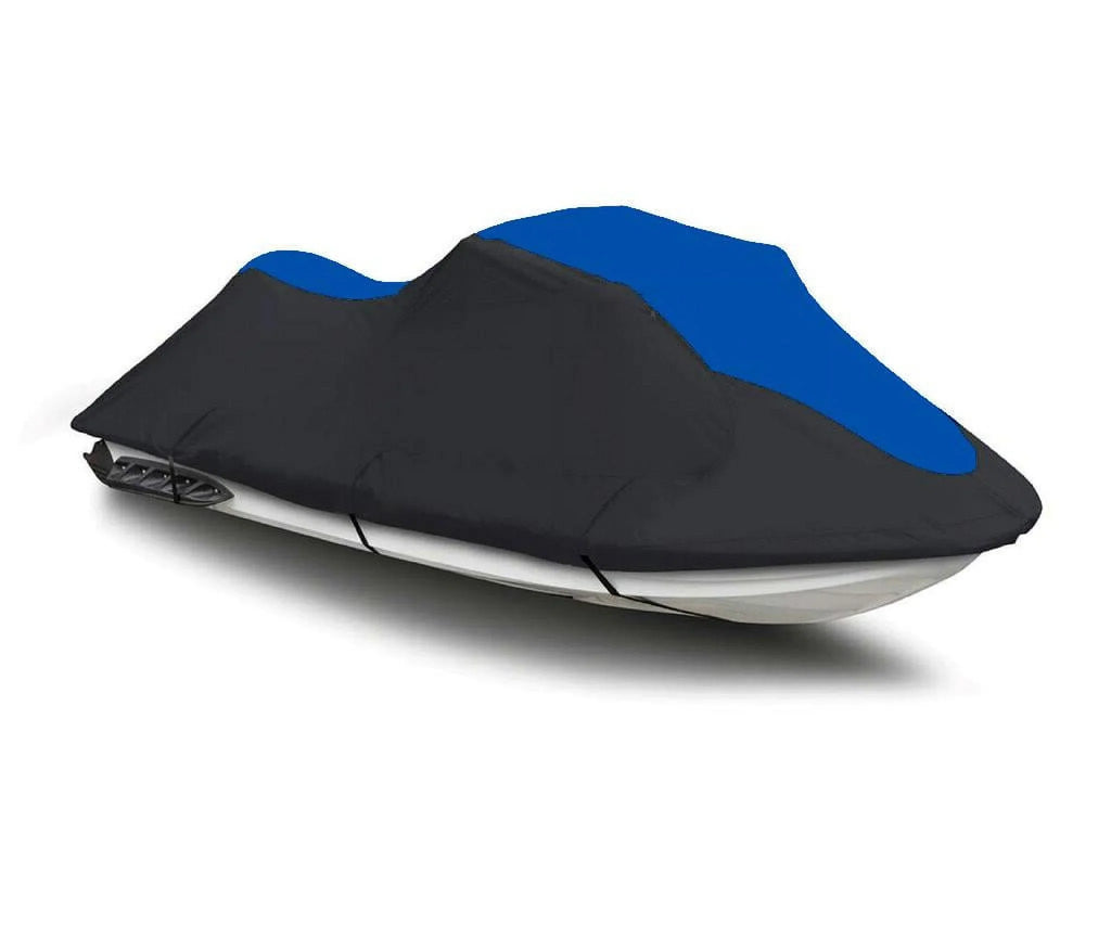 BLACK / BLUE HEAVY-DUTY, TOP OF THE LINE Jet Sizeki PWC Cover Compatible for Yamaha WaveRunner GP700 1995 2 Sizeeater