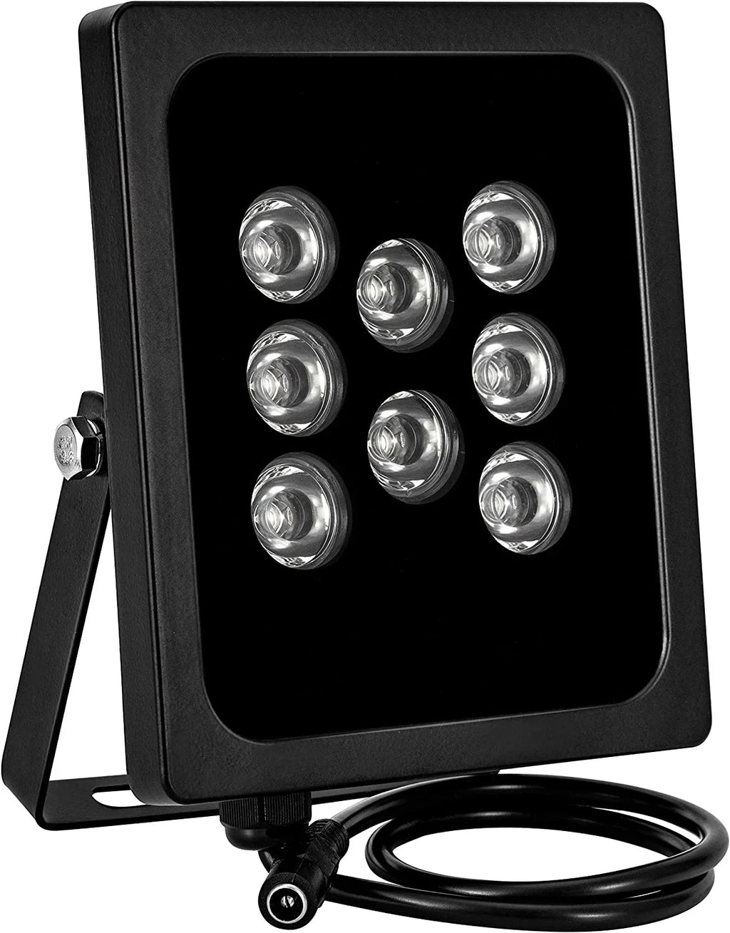 3 PCSize IR Illuminator 90 Degree Wide Angle 8-LEDs IR Infrared Light for Sizeecurity Cameras, Waterproof Outdoor IR Light for CCTV IP Camera