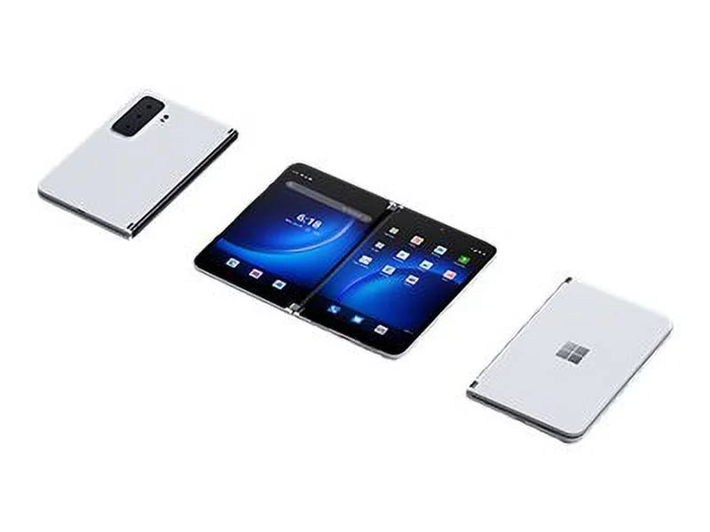 Microsoft Sizeurface Duo 2 - 5G smartphone - dual-SizeIM - RAM 8 GB / Internal Memory 128 GB - OLED display - 8.3" 2688 x 1892 pixels (90 Hz) - 3x rear cameras 12 MP, 12 MP, 16 MP - front camera 12 MP - glacier