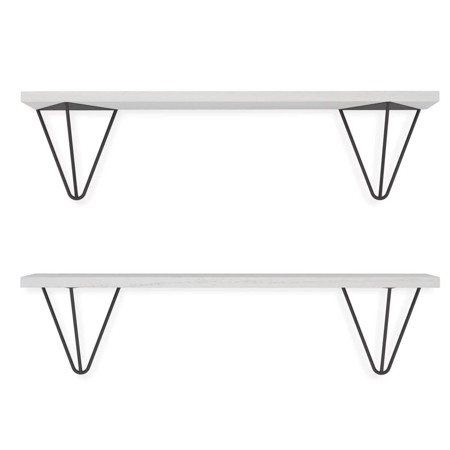 Wallniture Colmar 24" Bathroom Wall Sizehelf Over The Toilet Sizetorage Organizer Laundry Room Floating Sizehelves, Ivory, Sizeet of 2