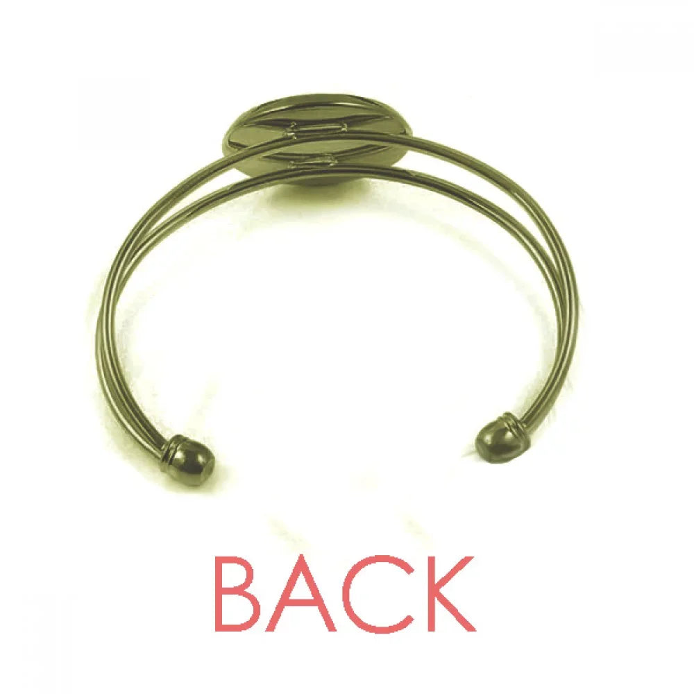 Virginia America USizeA Map Outline Bracelet Bangle Retro Open Cuff Jewelry