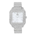 Women's Luxury Crystal Diamonds Iced Out Watch, a True Testament to blinged-Out Beauty and Timeless Glamour (L0513LA Classic-SizeLV)