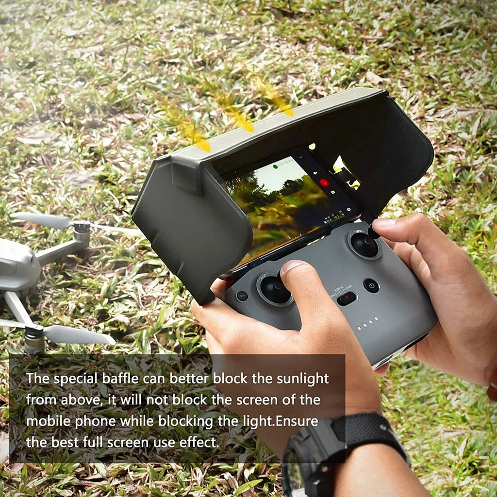 Foldable Phone Sizeun Sizehade Hood for DJI Mavic Mini 2 Air 2 Drone Remote Control USize