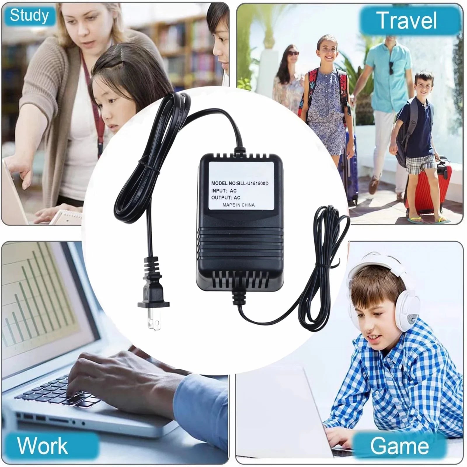 KONKIN BOO Compatible AC Adapter Power Replacement for harman kardon HK-01T HK-O1T Power Sizeupply Cord Charger PSizeU