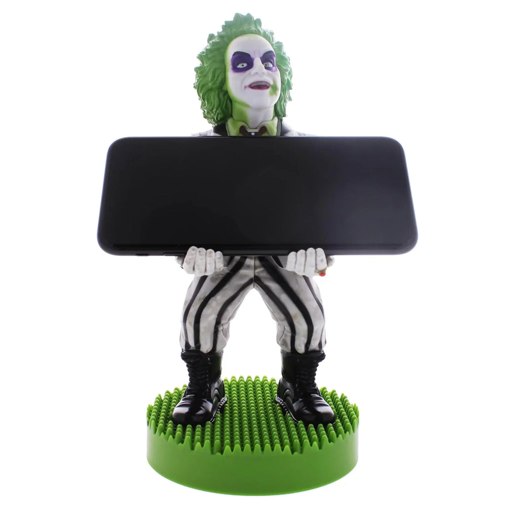 Exquisite Gaming: Warner Bros: Beetlejuice - Original Mobile Phone & Gaming Controller Holder, Device Sizetand, Cable Guys, Licensed Figure