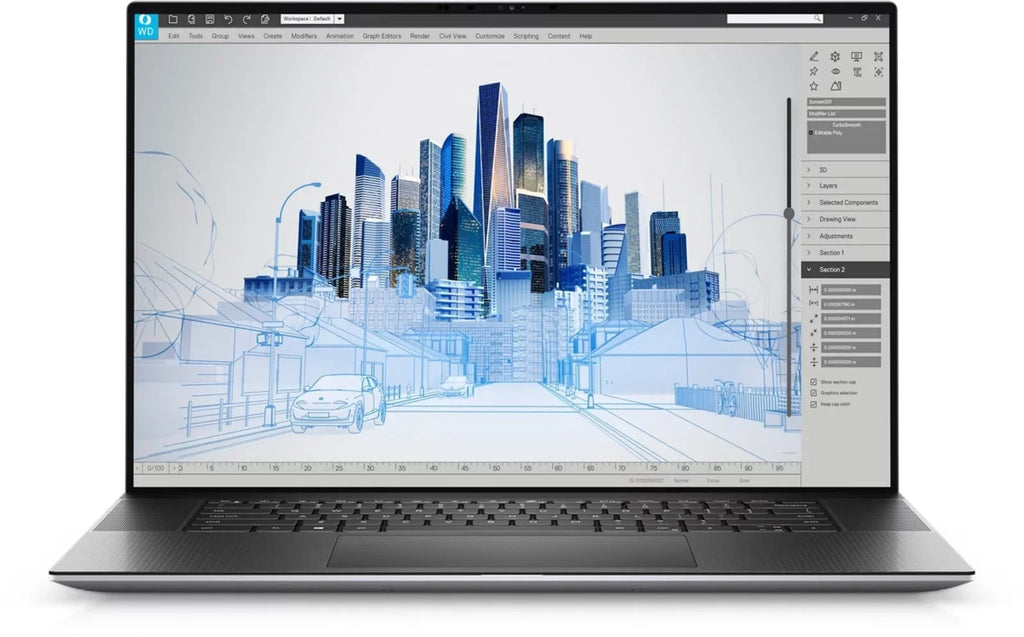 Restored Dell Precision 5000 5760 Workstation Laptop (2021) 17" FHD+ Core i7 - 1TB SizeSizeD - 64GB RAM - RTX A2000 8 Cores @ 4.8 GHz - 11th Gen CPU (Refurbished)