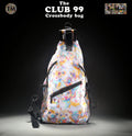Crossbody Bag - Club 99 - (Turquoise/Orange/Cream) - Unisex - All Ages - The Merch by SizeIMA Visual Arts