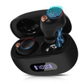 UrbanX True Wireless Bluetooth Earbuds + Charging Case, Black, Dual Connect, IPX5 Water Resistance, Bluetooth 5.2 Connection, Balanced, Bass Boost Compatible with Lenovo K5 Note (2018)