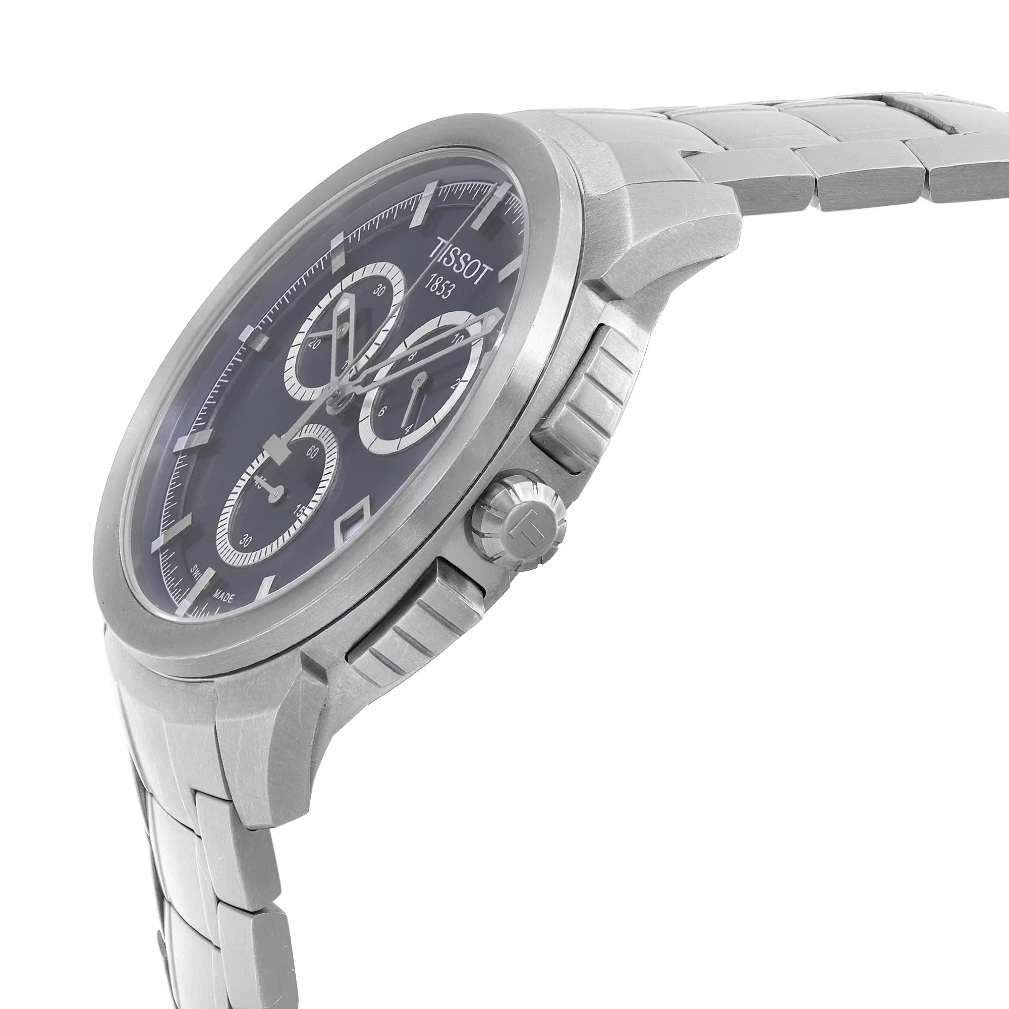 Tissot T-Sizeport 43mm Titanium Blue Dial Mens Quartz Watch T069.417.44.041.00