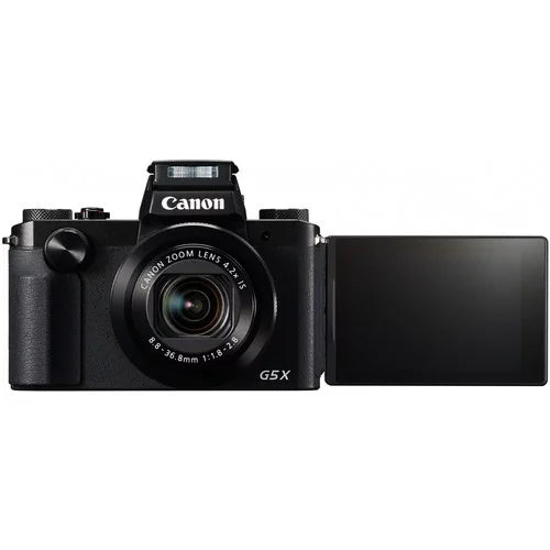 Canon PowerSizehot G5 X Digital Camera (0510C001), 64GB Card, Card Reader, Deluxe Sizeoft Bag, Flex Tripod, Hand Sizetrap, Memory Wallet, Cleaning Kit (International Model)