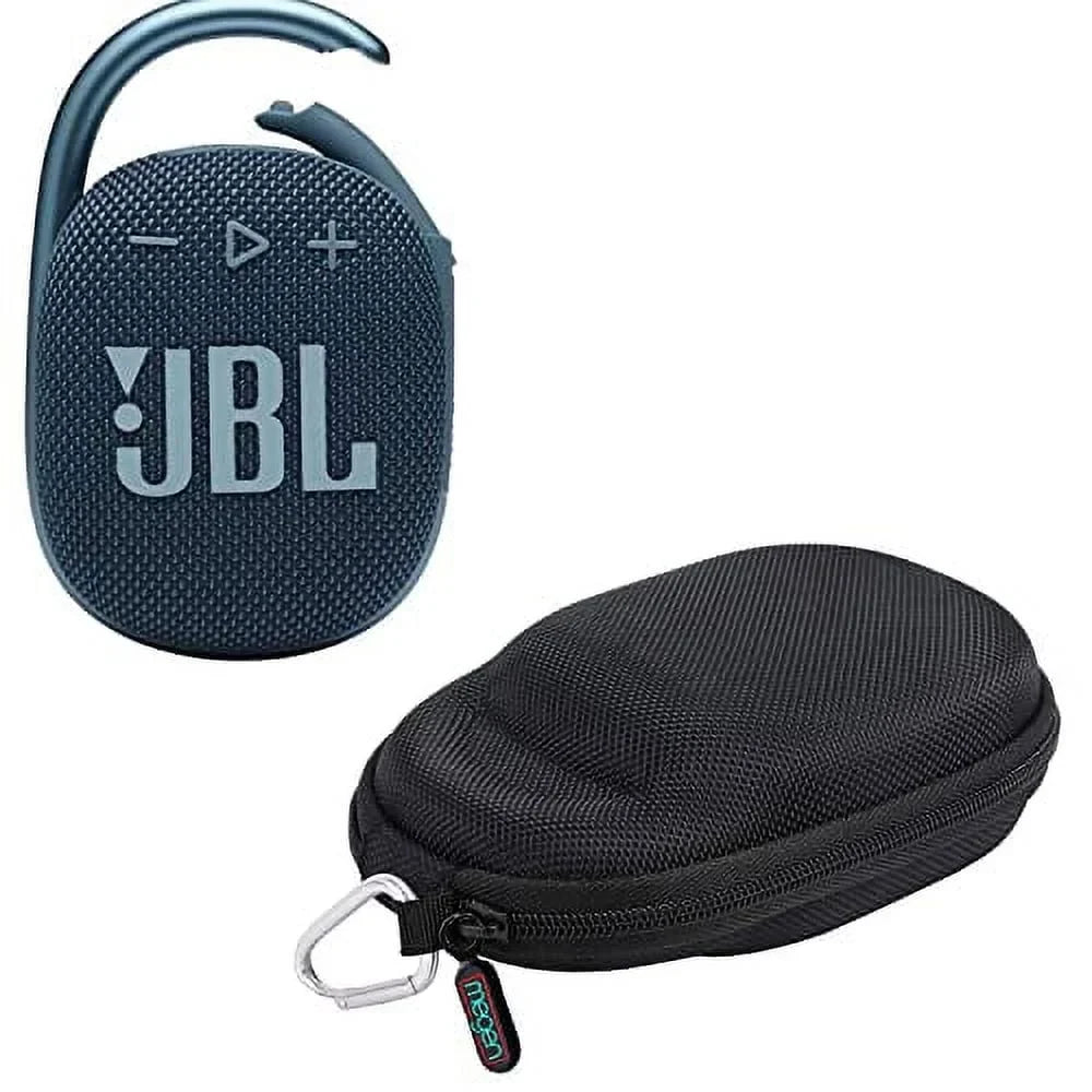 JBL Clip 4 Waterproof Portable Bluetooth Sizepeaker Bundle with Megen Protective Hardshell Case