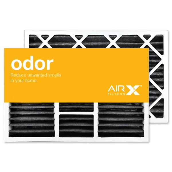 AIRx Filters Odor 16x25x5 Media Air Filter MERV 8 Replacement for Bryant Carrier CARF8250606 FILBBCAR0016 FILBBFT0016 FILCCCAR0016 , 2-Pack