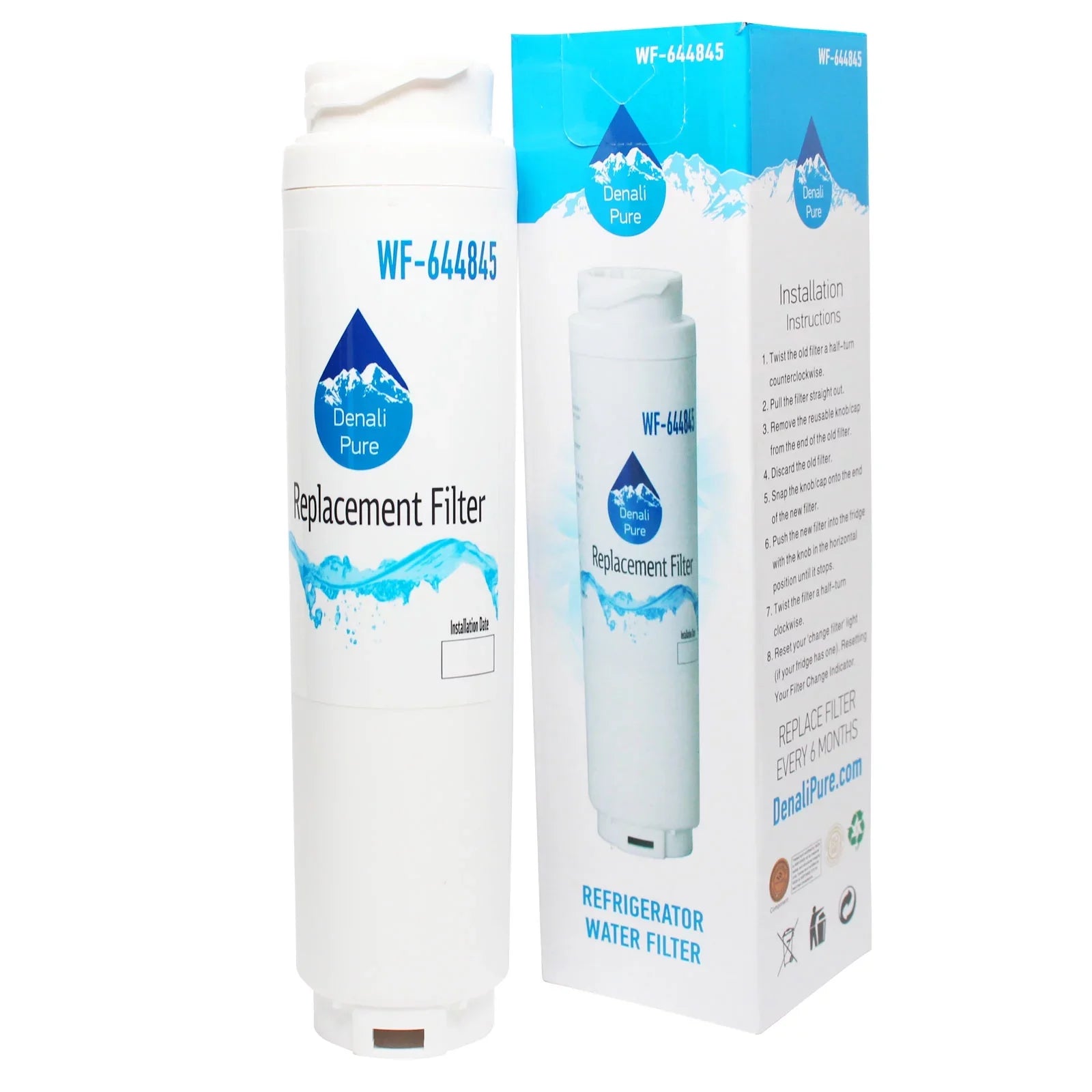 2-Pack Replacement for Bosch RWF1110 Refrigerator Water Filter - Compatible with Bosch RWF1110 Fridge Water Filter Cartridge