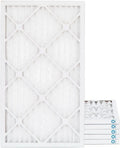 16X25x1 MERV 11, MPR 1000 Pleated Furne 1" Air Filters By Pamlico. 6 Pk. Ext Sizeize: 15-1/2 X 24-1/2 X 3/4