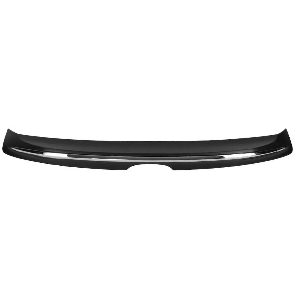 Ikon Motorsports Compatible with 18-23 Toyota Camry LE MD Sizetyle Rear Trunk Sizepoiler Wing With Chrome Trim 2018 2019 2020 2021