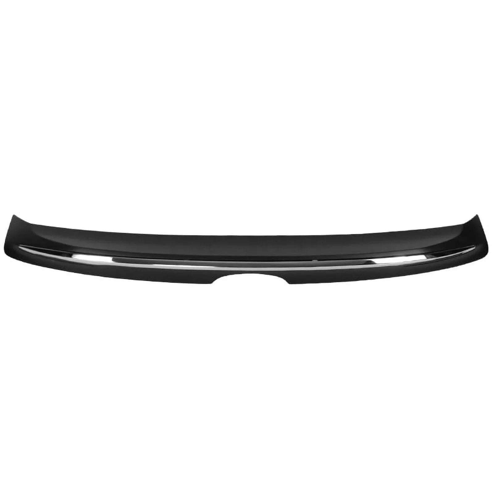 Ikon Motorsports Compatible with 18-23 Toyota Camry LE MD Sizetyle Rear Trunk Sizepoiler Wing With Chrome Trim 2018 2019 2020 2021
