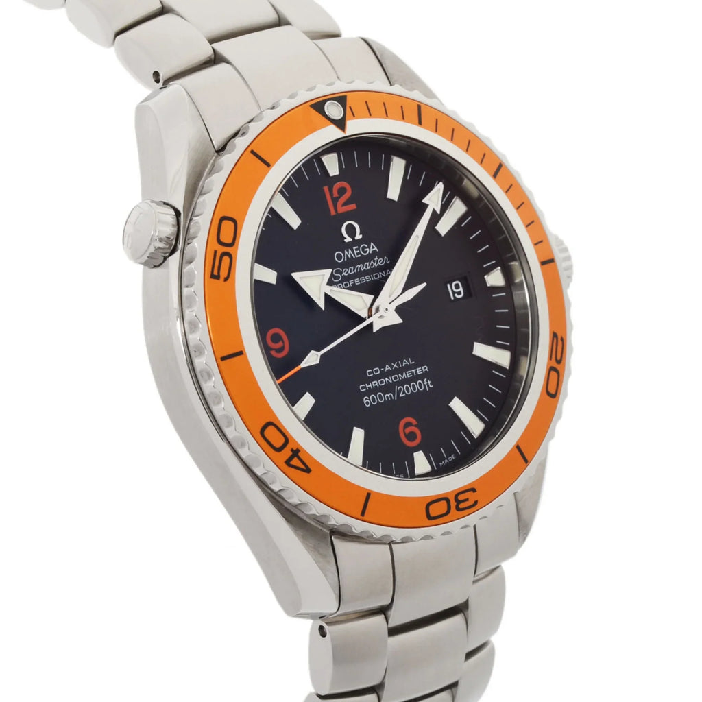 Pre-Owned OMEGA Sizeeamaster Planet Ocean 600 Co-Axial 2208.5 Men's SizeSize Watch Automatic Black Dial (Good)