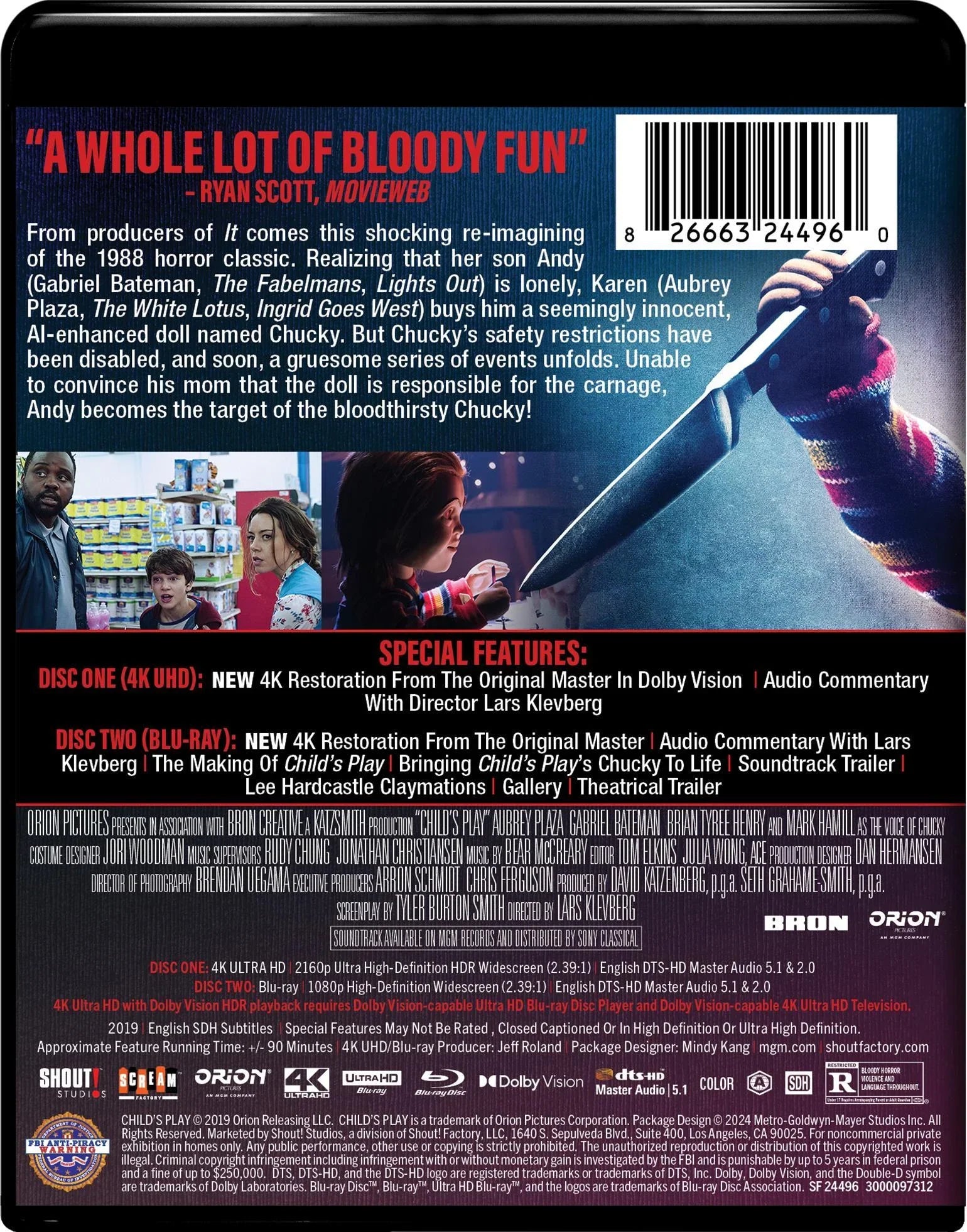Child's Play (2019) Collector's Edition (4K Ultra HD + Blu-Ray)