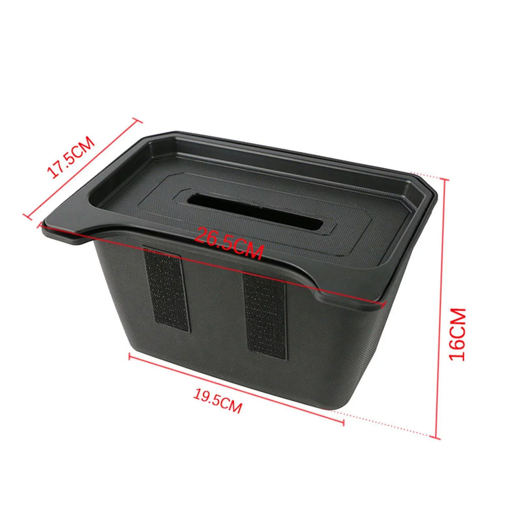 under Sizeeat Sizetorage Box Bin for Easy to Install Car Accessories Black