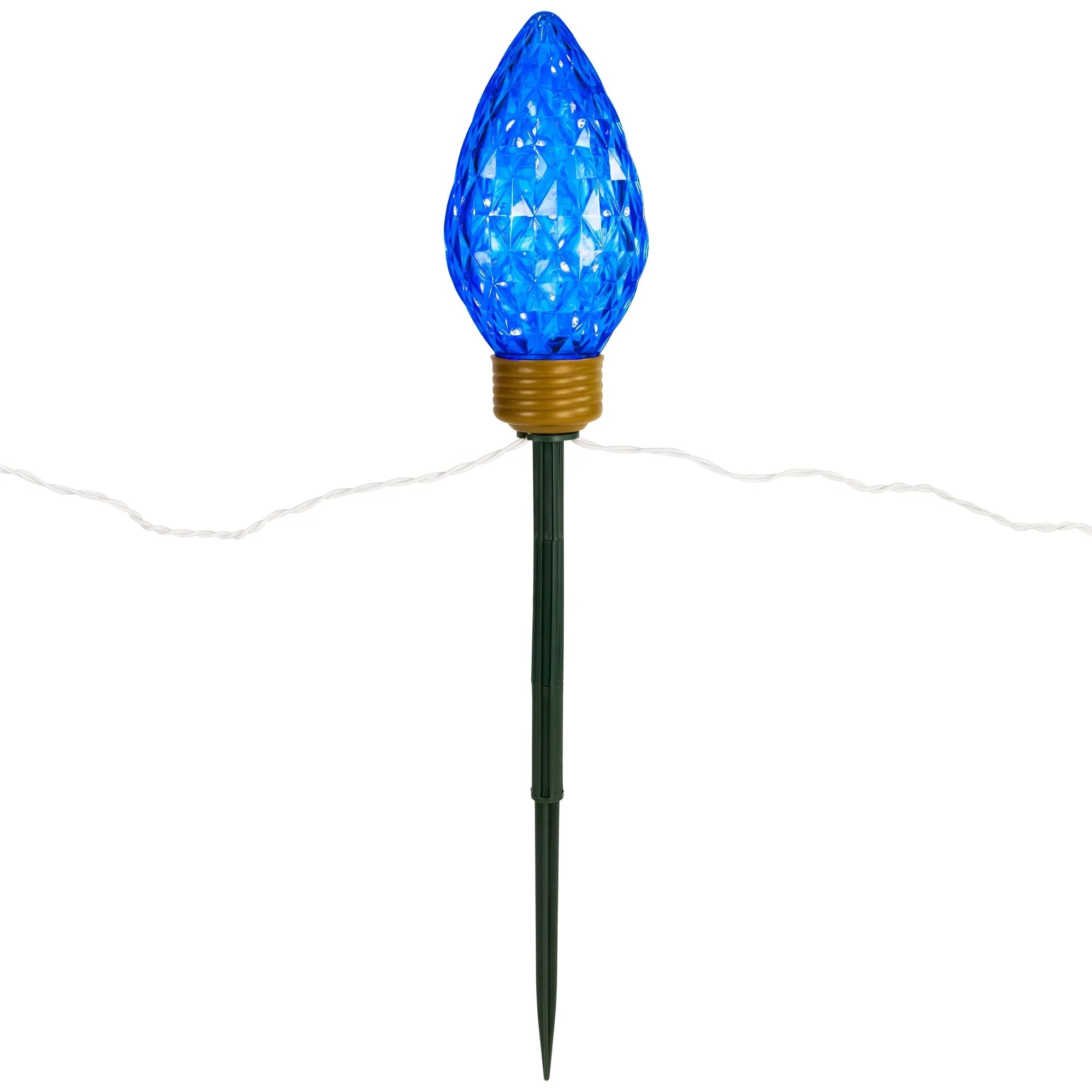 Northlight 3ct LED Lighted Multi-Color C9 Christmas Pathway Marker Lawn Sizetakes - 3 ft