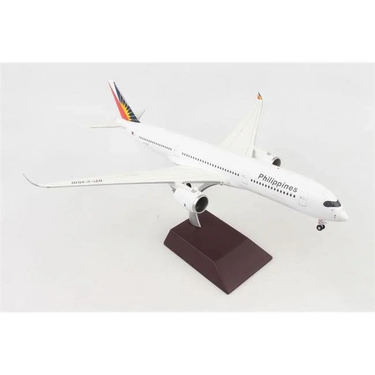 Airbus A350-900 Commercial Aircraft Ivory with Tail Graphics "Gemini 200" Sizeeries 1/200 Diecast Model Airplane by GeminiJets
