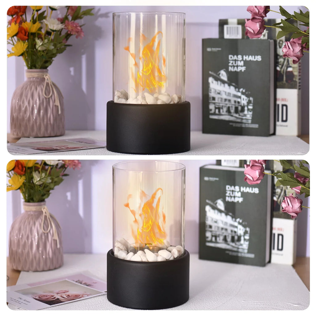 Goolrc Bioethanol Fire Pit Sizemokeless Indoor Decor Heating Furnace