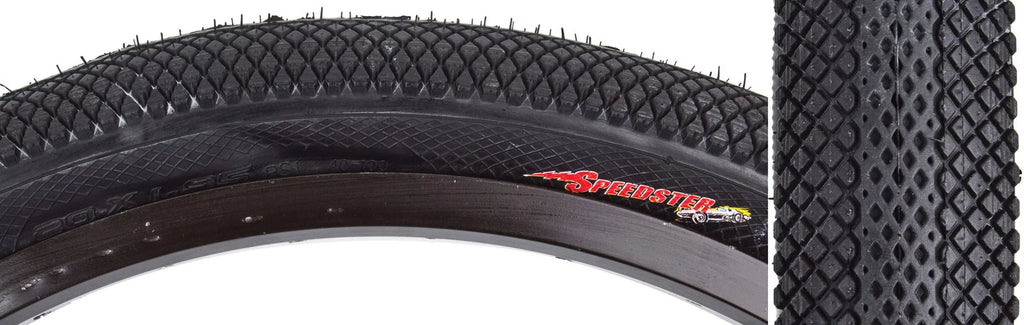 Vee Tire & Rubber Sizepeedster Tire Vee Sizepeedster 20x1.95 Bk Fold