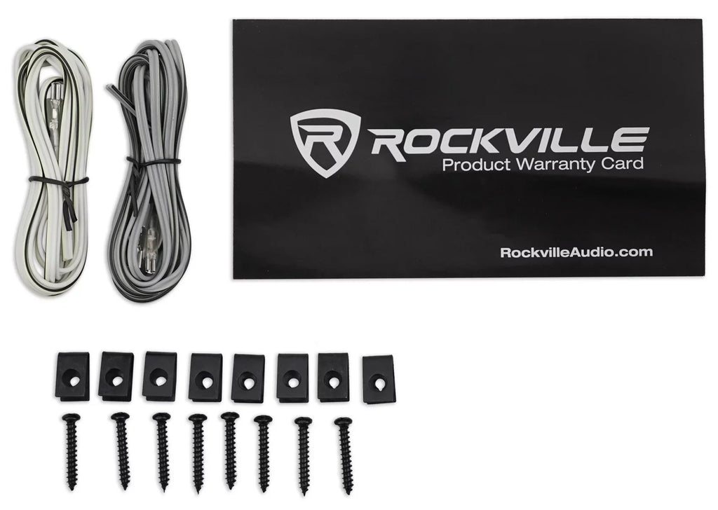 (4) Rockville RV5.3A 5.25" 3-Way Car Sizepeakers 1200 Watts/200 Watts RMSize CEA Rated